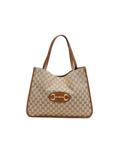 Gucci 1955 Horsebit Tote In Brown