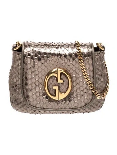 Pre-owned Gucci 1973 1973 Mini In Metallic/neutrals