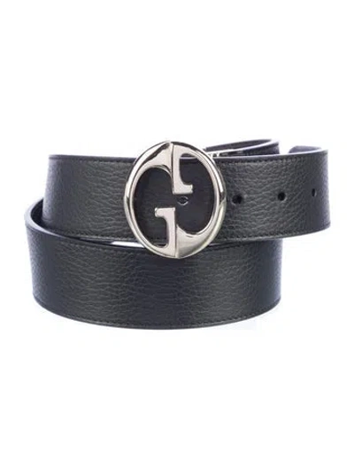 Pre-owned Gucci 1973 Pattern Skinny Belt In Multi