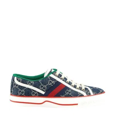 Gucci 1977 Gg Supreme Sneakers In Blue