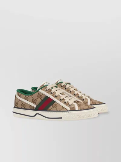 GUCCI 1977 TENNIS SNEAKERS GG PRINT