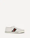 Gucci Fabric Upper And Rubber Sole Sneaker In White