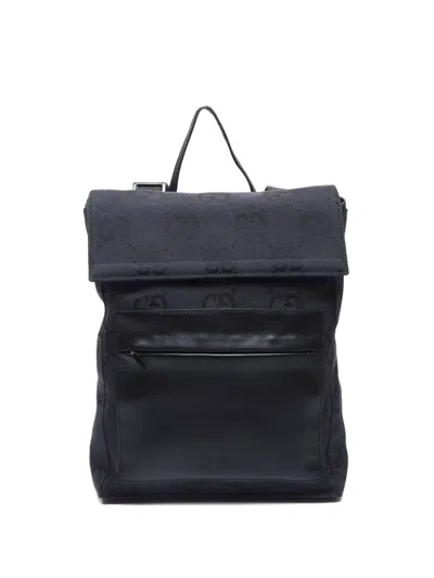 Pre-owned Gucci 1980-1990 Gg Canvas-patterned Backpack