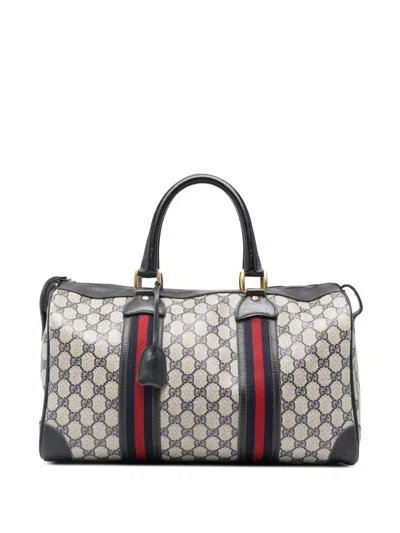 Pre-owned Gucci 1980s Gg Supreme Tote Bag In Neutral