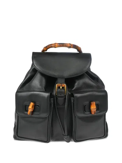 Pre-owned Gucci 1990-2000 Bamboo Backpack