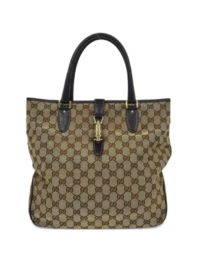Pre-owned Gucci 1990-2000s New Jackie Tote Bag In Neutral