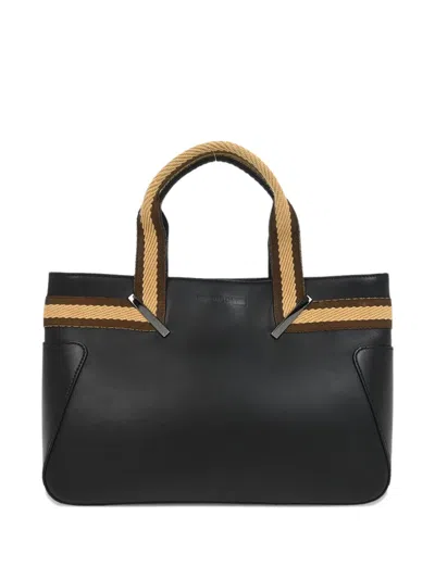 Pre-owned Gucci 1990-2000s Sherry Line Leather Tote Bag In Black