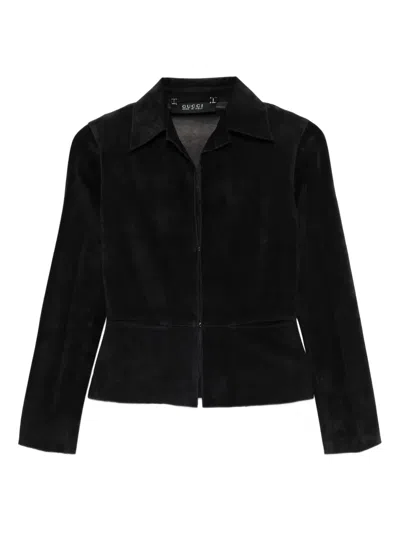 Pre-owned Gucci 1990-2000s Shirt Jacket In Black