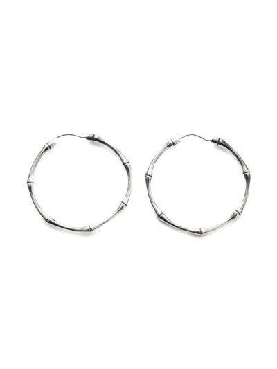 Pre-owned Gucci 1990-2010 Bamboo Hoop Earrings