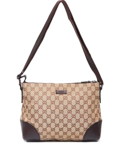 Pre-owned Gucci 1990-2010 Double G Shoulder Bag