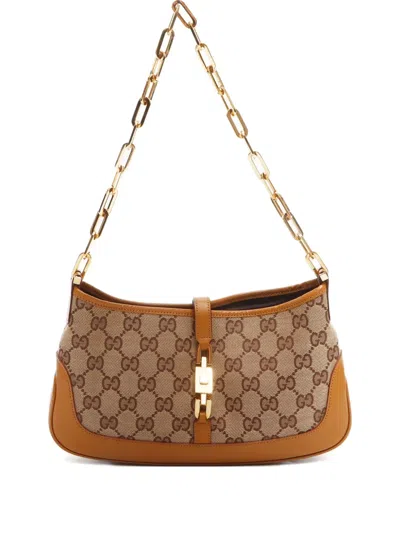 Pre-owned Gucci 1990-2015 Jackie Shoulder Bag In Neutral