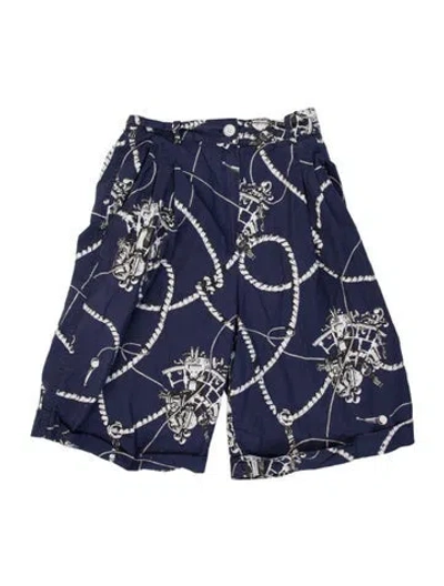 Pre-owned Gucci 1990's Knee-length Shorts In Blue