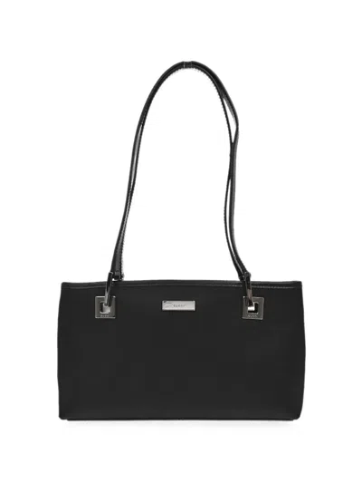 Pre-owned Gucci 1990-2000s Logo-plaque Tote Bag In 黑色