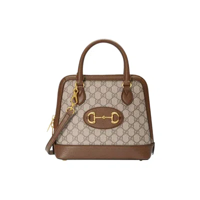 Pre-owned Gucci 1995 Horsebit Small Top Handle Bag 'beige/brown Sugar'