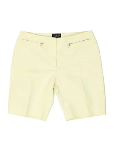 Pre-owned Gucci 1996 Knee-length Shorts In Yellow