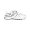 Gucci Leather Mesh Sneakers Featuring Signature Band
