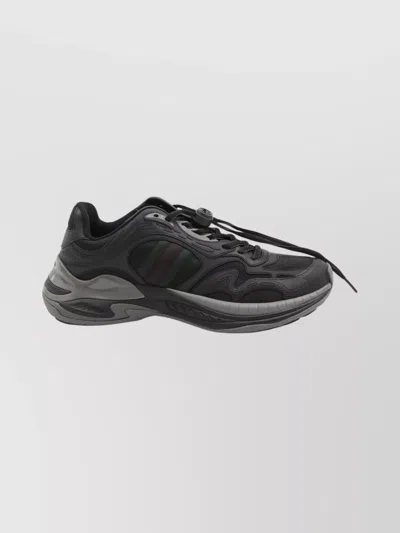 GUCCI 2.0 SNEAKERS WITH PADDED WEB RIBBON