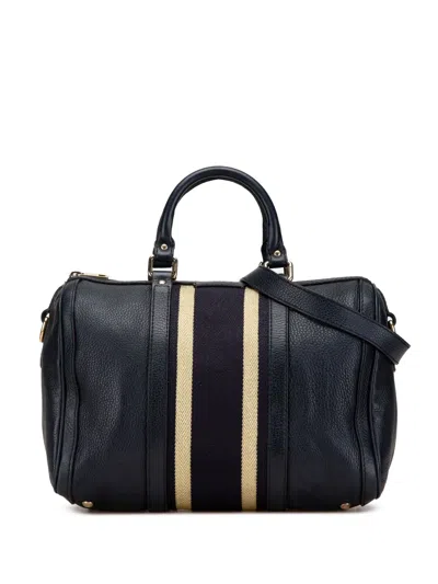 Pre-owned Gucci 2000-2015 Calfskin Web Joy Boston Bag Satchel