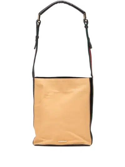 Pre-owned Gucci 2000-2015 Canvas Web Shoulder Bag