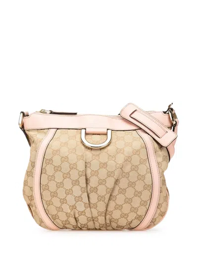 Pre-owned Gucci 2000-2015 Gg Canvas Abbey D Ring Crossbody Bag