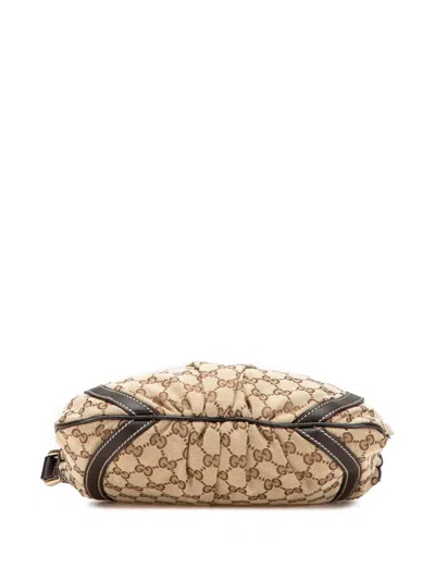 Pre-owned Gucci 2000-2015 Gg Canvas Abbey D Ring Crossbody Bag