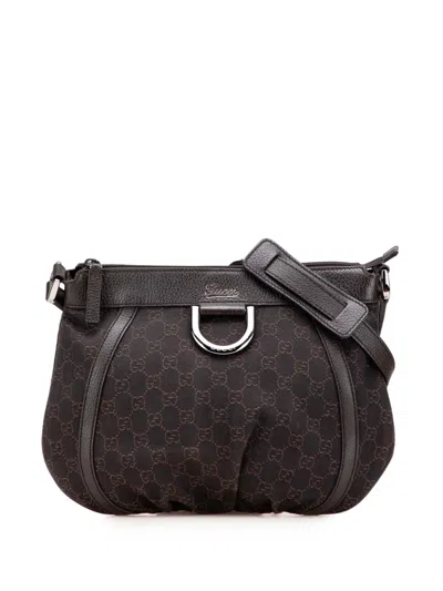 Pre-owned Gucci 2000-2015 Gg Canvas Abbey D Ring Crossbody Bag