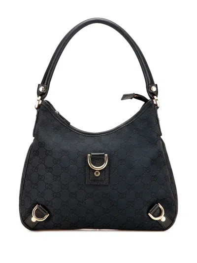 Pre-owned Gucci 2000-2015 Gg Canvas Abbey D Ring Shoulder Bag
