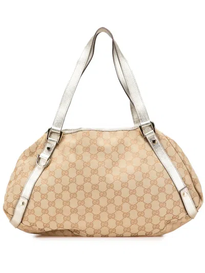 Pre-owned Gucci 2000-2015 Gg Canvas Abbey D Ring Tote Bag
