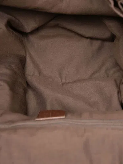 Pre-owned Gucci 2000-2015 Gg Canvas Abbey D Ring Tote Bag In Brown