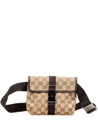 Pre-owned Gucci 2000-2015 Gg Canvas Belt Bag