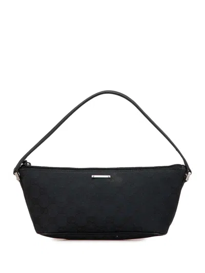 Pre-owned Gucci 2000-2015 Gg Canvas Boat Shoulder Bag