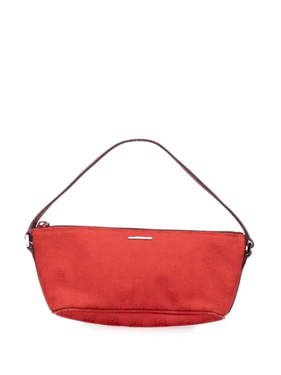 Pre-owned Gucci 2000-2015 Gg Canvas Boat Shoulder Bag
