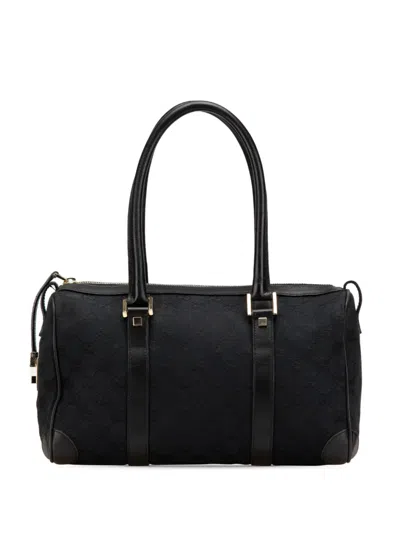 Pre-owned Gucci 2000-2015 Gg Canvas Boston Bag