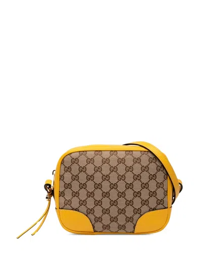 Pre-owned Gucci 2000-2015 Gg Canvas Bree Crossbody Bag In Brown