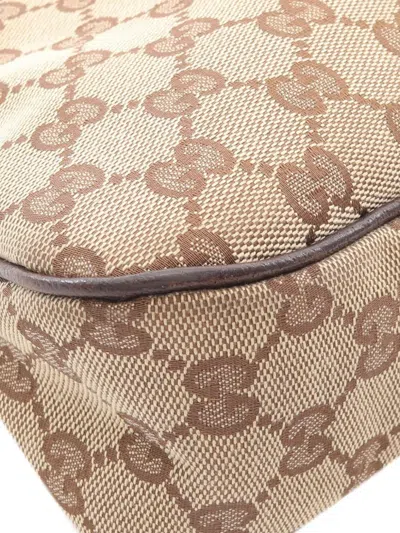 Pre-owned Gucci 2000-2015 Gg Canvas Charmy Shoulder Bag In Brown