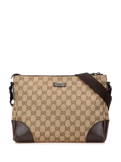 Pre-owned Gucci 2000-2015 Gg Canvas Crossbody Bag