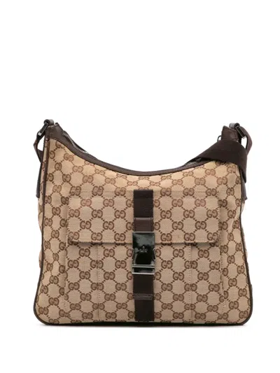 Pre-owned Gucci 2000-2015 Gg Canvas Crossbody Bag