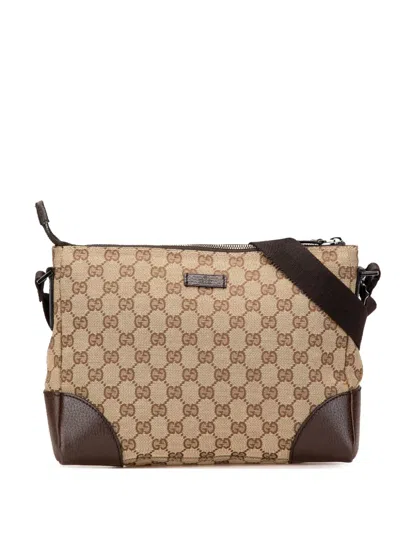 Pre-owned Gucci 2000-2015 Gg Canvas Crossbody Bag