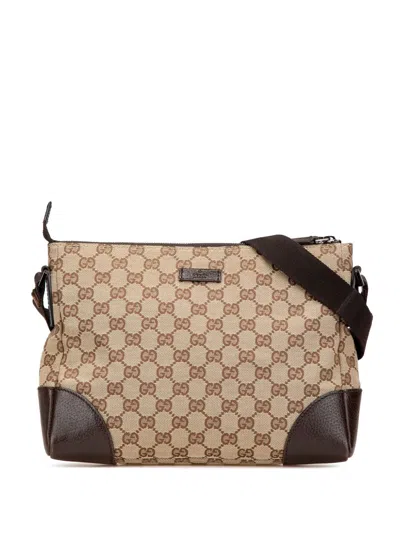 Pre-owned Gucci 2000-2015 Gg Canvas Crossbody Bag
