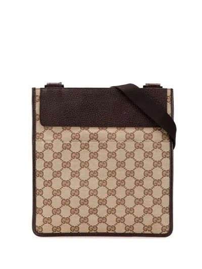 Pre-owned Gucci 2000-2015 Gg Canvas Crossbody Bag