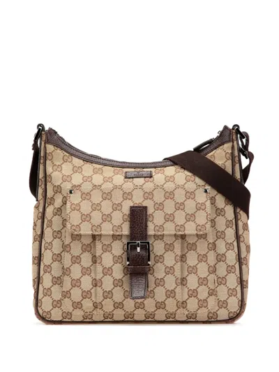 Pre-owned Gucci 2000-2015 Gg Canvas Crossbody Bag