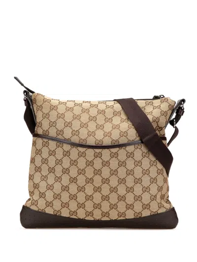 Pre-owned Gucci 2000-2015 Gg Canvas Crossbody Bag