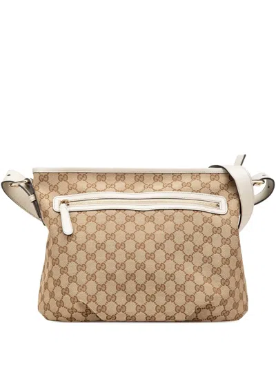 Pre-owned Gucci 2000-2015 Gg Canvas Crossbody Bag