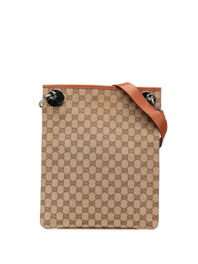 Pre-owned Gucci 2000-2015 Gg Canvas Eclipse Crossbody Bag