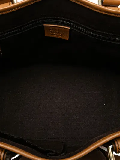 Pre-owned Gucci 2000-2015 Gg Canvas Handbag In Brown