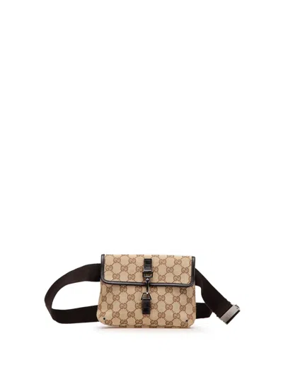 Pre-owned Gucci 2000-2015 Gg Canvas Jackie Belt Bag