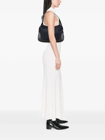Pre-owned Gucci 2000-2015 Gg Canvas Jackie Shoulder Bag In Black