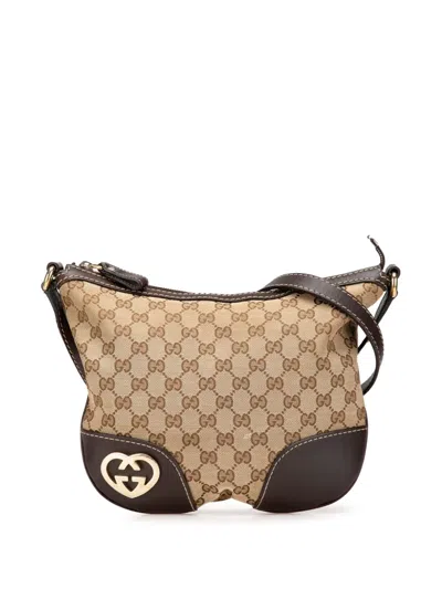 Pre-owned Gucci 2000-2015 Gg Canvas Lovely Crossbody Bag