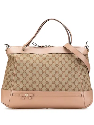 Pre-owned Gucci 2000-2015 Gg Canvas Mayfair Satchel