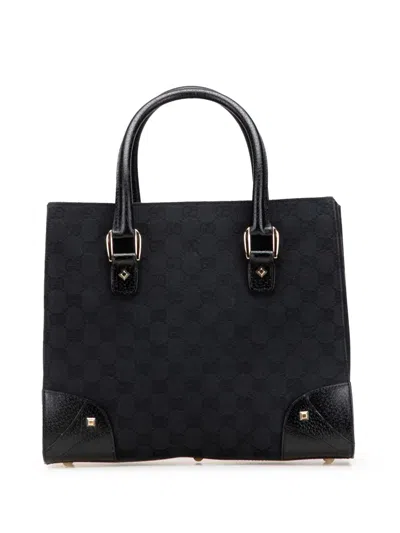 Pre-owned Gucci 2000-2015 Gg Canvas Nailhead Handbag